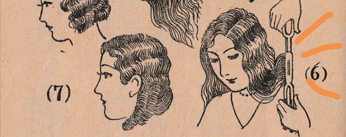 美容 昭和初期の髪型の作り方 その弐 単なるダウンヘアよりお洒落 長い縦ロールが華やかな リグレット しらべ着モノ Coma