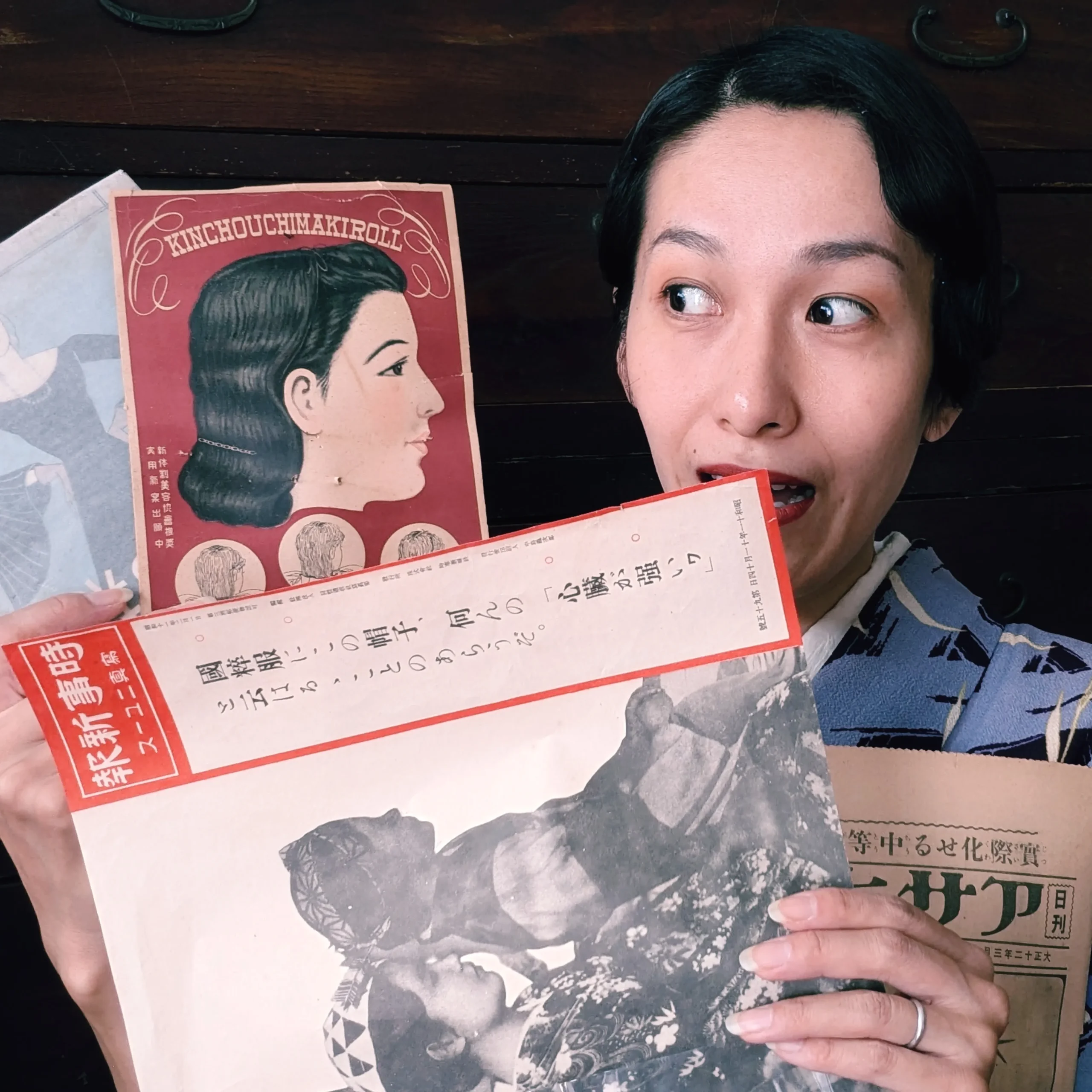 ZOOM:10/24(金)午前・10:30ヘアスタイル講座【戦前耳隠し・フィンガーウェーブ講座】 - 画像 (3)