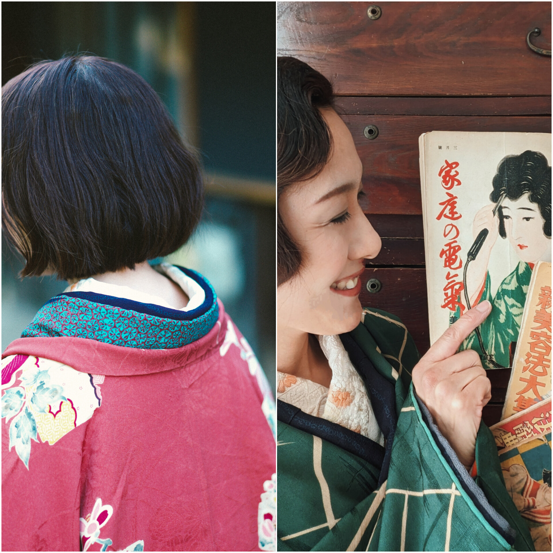 戦前復刻製品】衿芯+衣紋抜き付半襦袢(着付け法非公開動画など特典付) - 画像 (3)