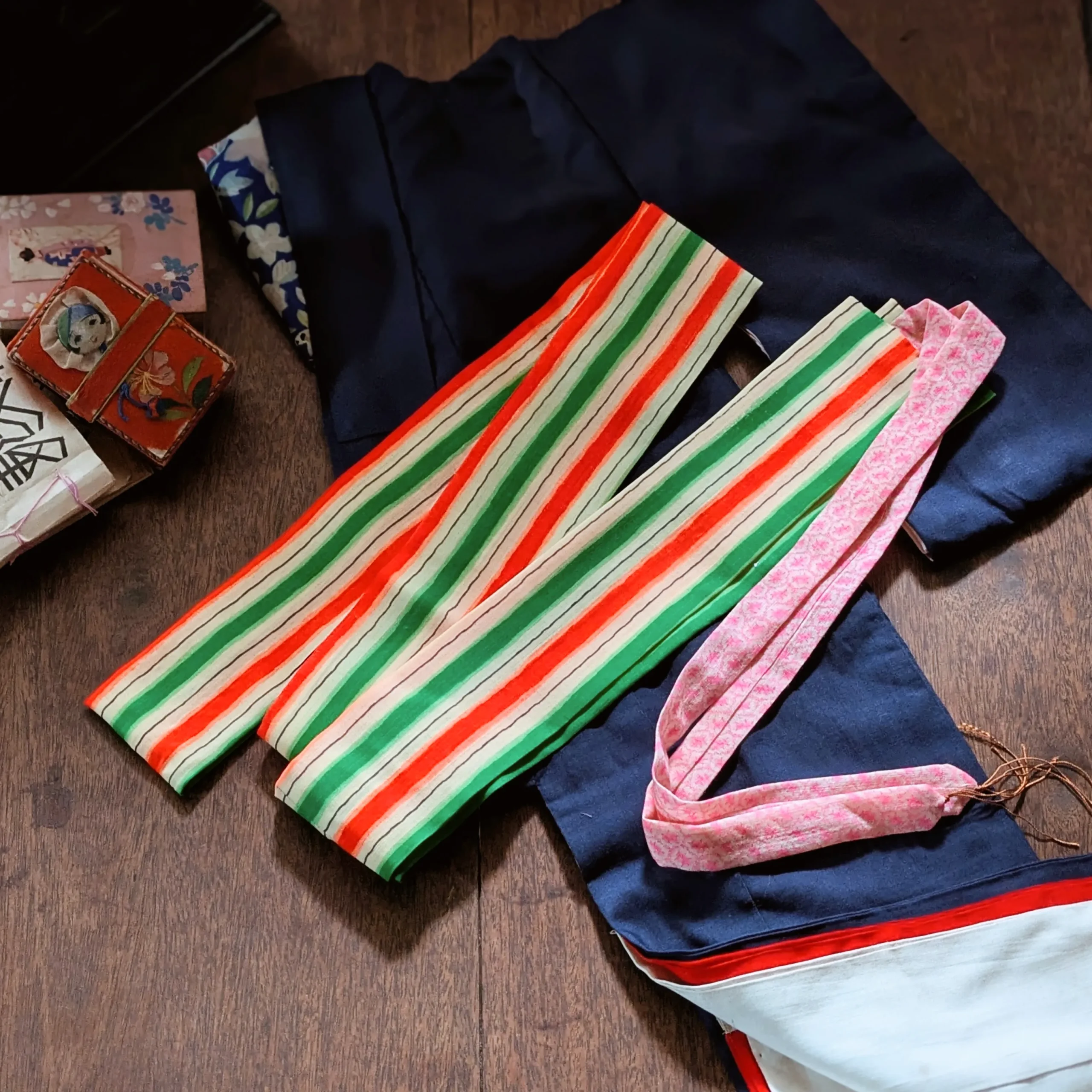 【ar250728-1】アーレー紐/戦前昭和着付け紐 - 画像 (2)